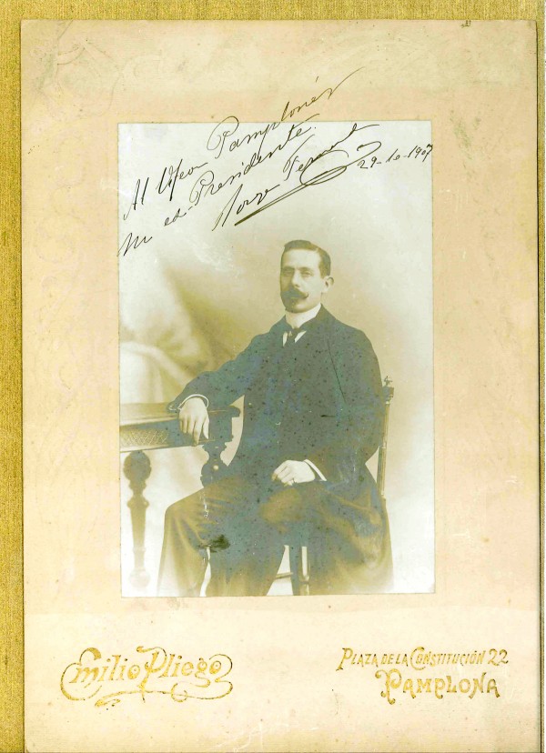 Jorge Fernández, presidente. 1907.